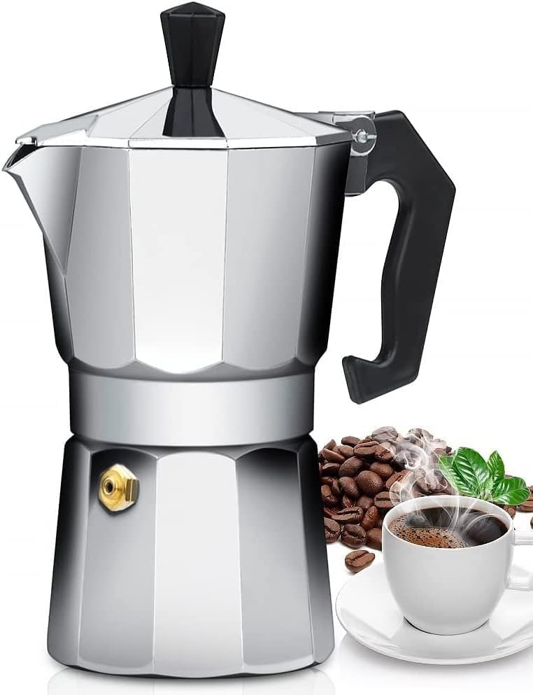 Recopilación de Cafetera Precio del mes. 47 VASA NAMA 3 Tazas Pequeñas Cafetera Italiana Moka Espresso, Cafetera Espresso de Aluminio para Café, Italiana Cafetera Percolator de Espresso, Olla octogonal de aluminio pulido a...