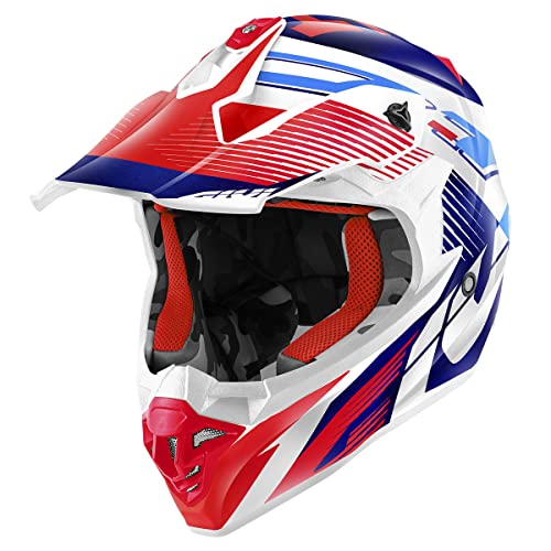 CASCO MOTOCROSS GIVI 60.1 FRESH ROSSO/BLU/BIANCO L