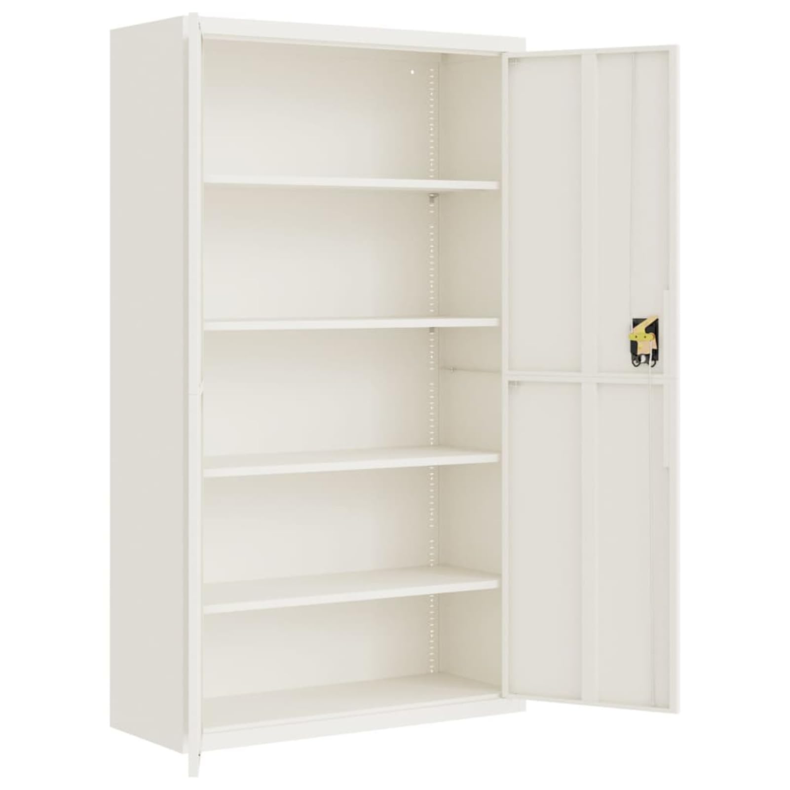 ZEYUAN Armadio Classificatore Bianco 105x40x180 cm in Acciaio,Armadi Archivio,Armadio Classificatore,Armadi da Ufficio,Schedario da Ufficio(SPU:339768)