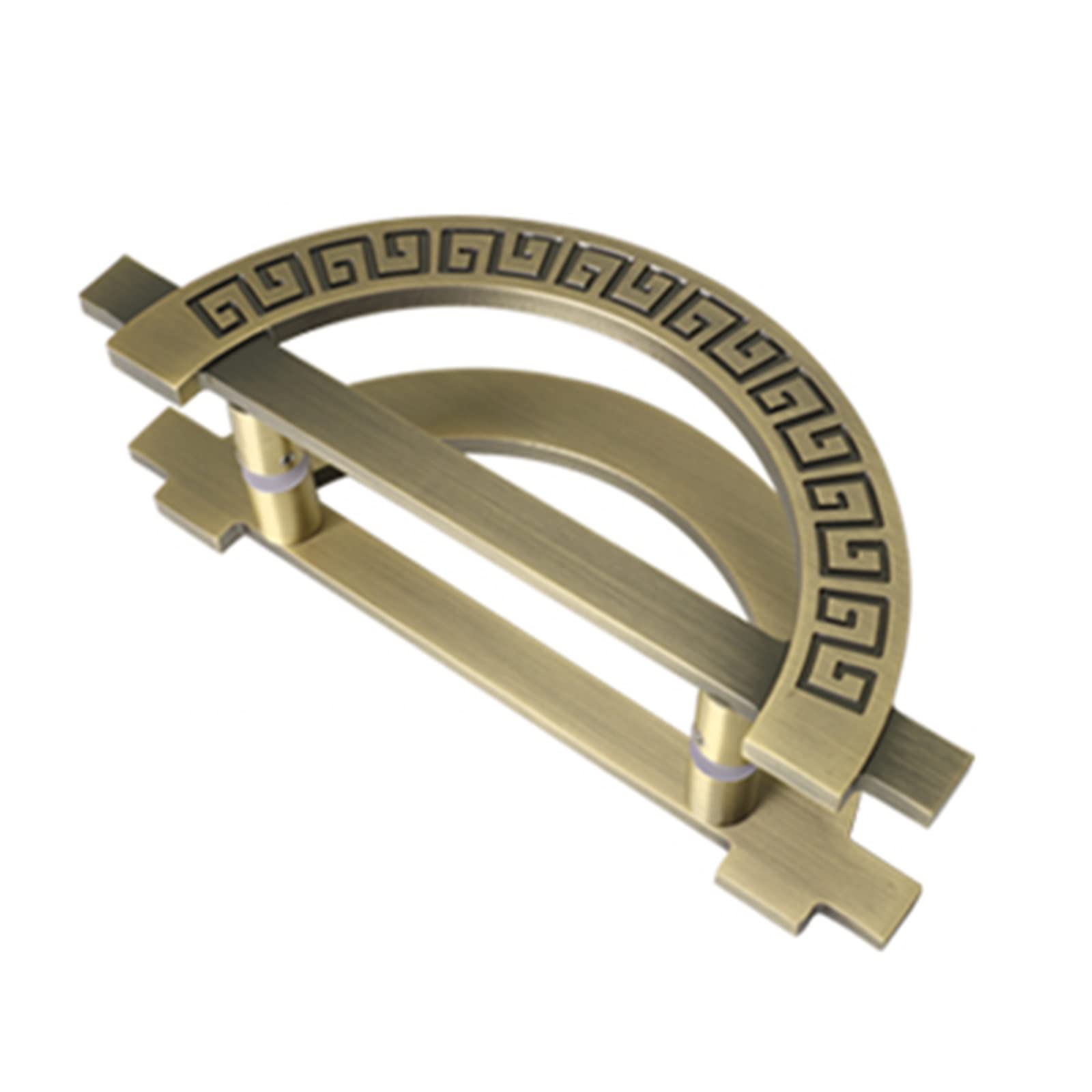 Poignée de porte de grange push-pull aluminium coulissante robuste demi-lune