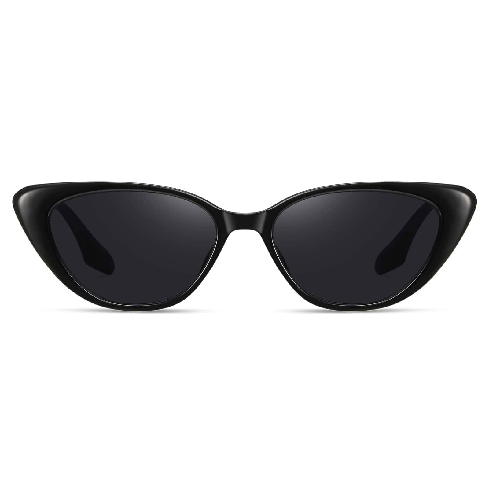 Trendy Small Narrow Cat Eye Sunglasses for Women 90s Retro F7514 UV400 cute chic sunnies, 90s vintage shades, driving, outfits, beach vacations, daily wear, party wedding favor