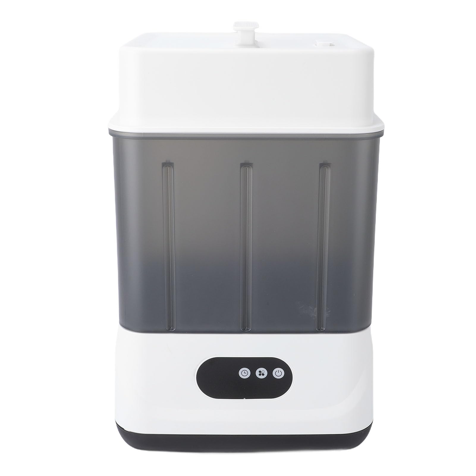AMONIDA Secador de Biberones de Vapor Eléctrico 2 en 1 Para Ocupados Con Varios Hijos Estructura Doble Capa Admite 6 12 Biberones,Tetinas,Chupetes,Accesorios Alimentación la (Enchufe de la UE)