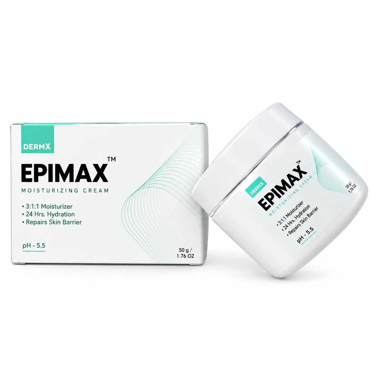 EPIMAX Moisturizing Cream 50g | Daily Moisturizer for Dry & Sensitive Skin | Lightweight & Non-Greasy-image-36