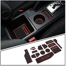 Interior Cup Holder Inserts, Center Console Liner Mats, for Toyota FJ Cruiser 2007-2021 Anti Slip Mat Door Slot Pad Cup Cushion Groove Mat 15-pc Set