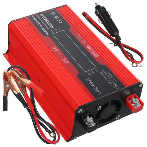 Onduleur voiture 4000w transformateur 12v 220v avec écran LCD