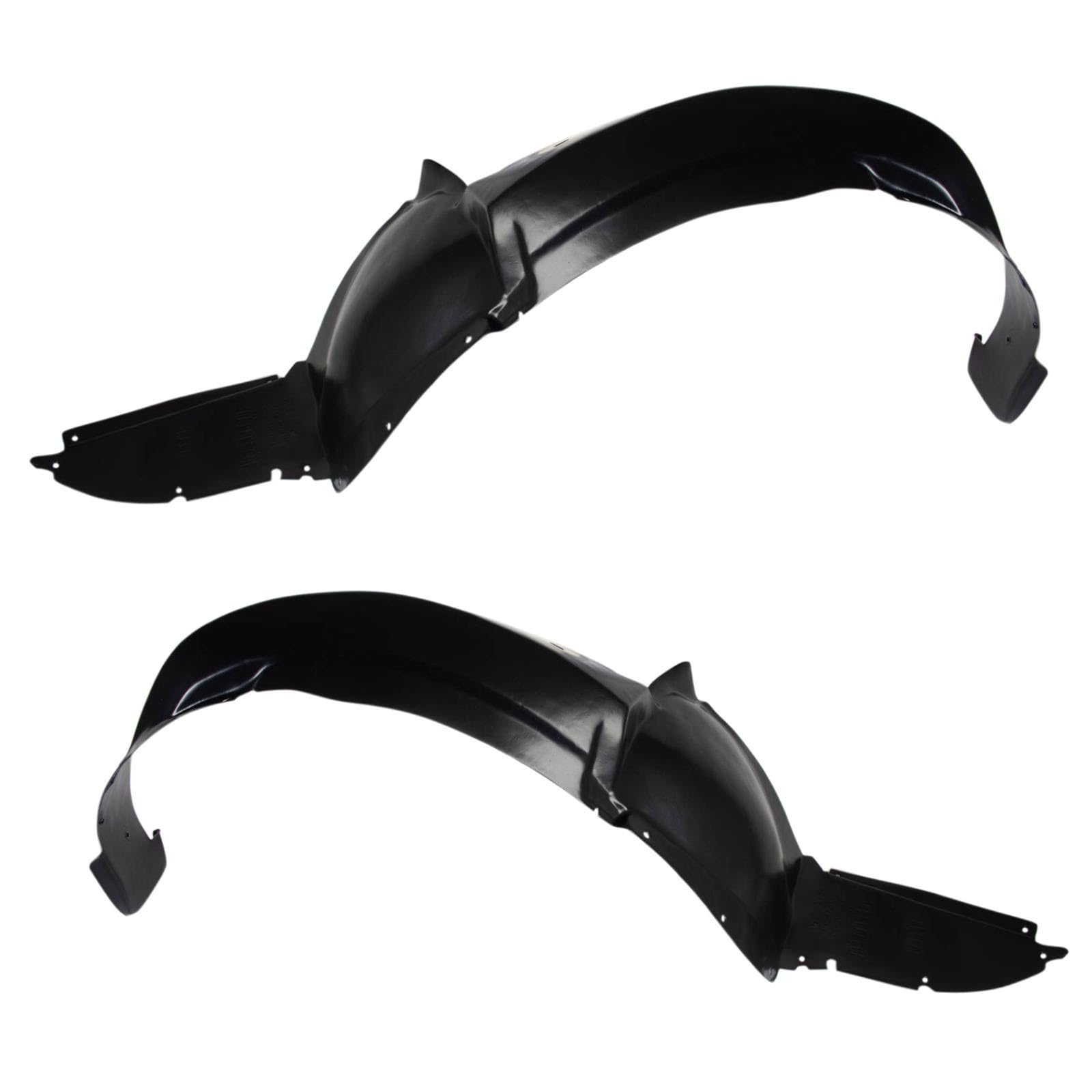 TRQ Front Inner Fender Liner Set | For 2007-2009 Pontiac G5 GM1250120 GM1251121