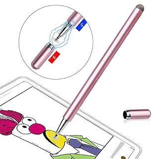 Stylus Pen LIBERRWAY Disc Stylus Fiber Stylus with Magnetically Attached Cap, Fits