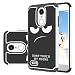 LG Aristo 2 Case, LG Tribute Dynasty/Zone 4/Fortune 2/K8 2018/K8+/K8 Plus/Risio 3/Rebel 3 LTE/Aristo 2 Plus Case, LEEGU Dual Layer Heavy Duty Protective Silicone Plastic Case- Don't Touch My Phone