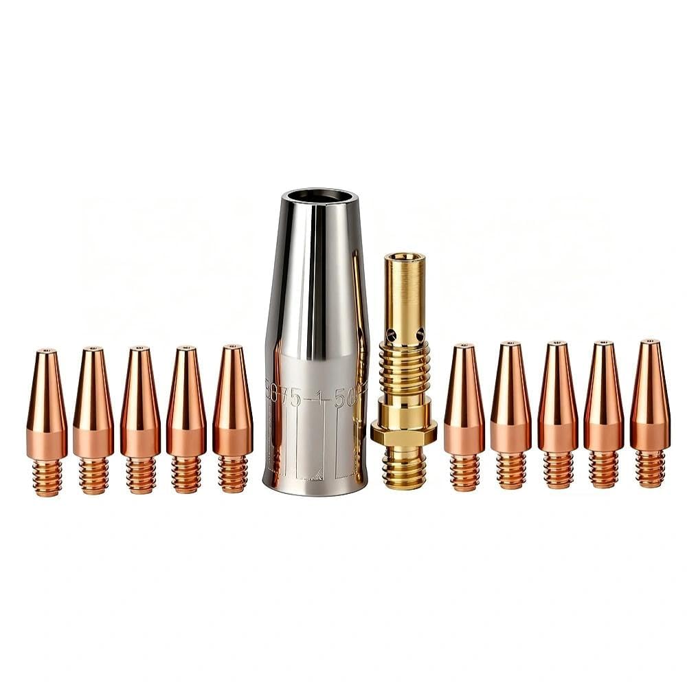 Punta de contacto de 0.30 kit de difusor KP3076-1 y boquilla MIG compatible con Lincoln Magnum PRO