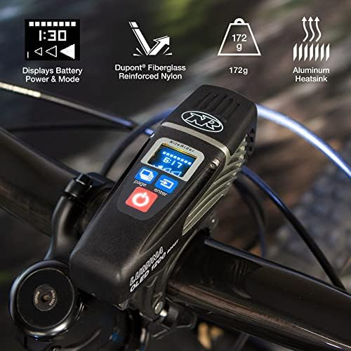 NiteRider Lumina 1200 Oled Boost Front Light - Black, One Size