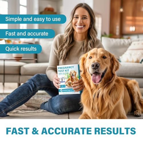 Image of Dog Pregnancy Test Kit, Disposable Pet Early Detection Pregnancy Test at Home, Fast and Convenient Pregnancy Test Strips for Dog & Cat