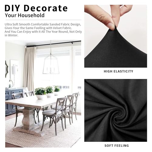 Gute-Chair-Seat-Covers-Dining-Room-Chair-Seat-Covers-with-TiesRemovable-Washable-Dining-Chair-Covers-Anti-Dust-Dining-Room-Chair-Covers-Seat-Cushion-Slipcovers-2-Pack-Black Gute Chair Seat Covers Dining Room Chair Seat Covers with TiesRemovable Washable Dining Chair Covers Anti Dust Dining Room Chair Covers Seat Cushion Slipcovers 2 Pack Black