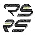 Adesivi 3D Protezioni serbatoio compatibile con Triumph Speed Triple 1050 RS - colore Carbonio Giallo