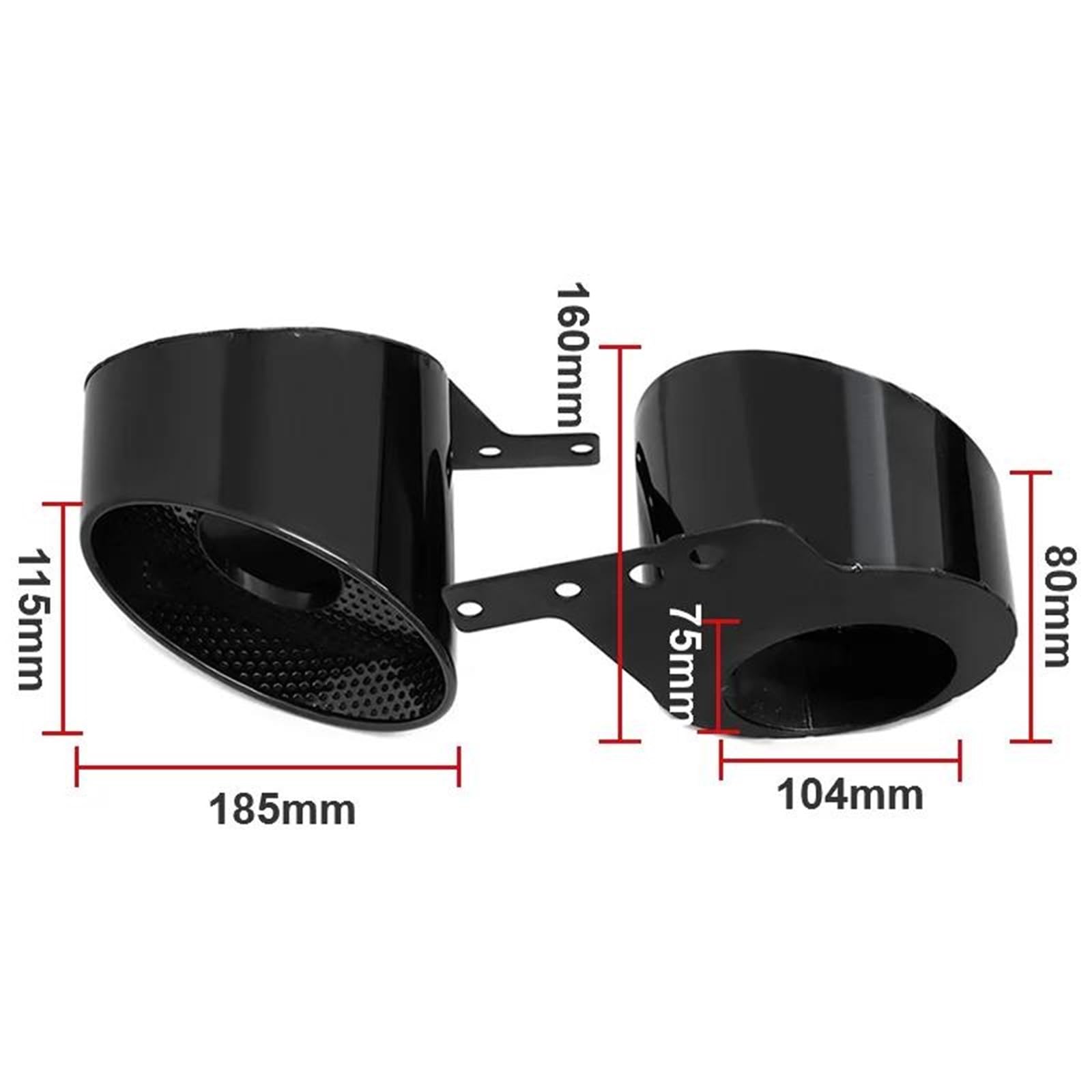 Terminale Scarico Auto Punta Di Scarico Auto Per A5 A6 RS5 RS6 2020-2023 Del Silenziatore Tubo Scappamento Ovale Ugello Tuning