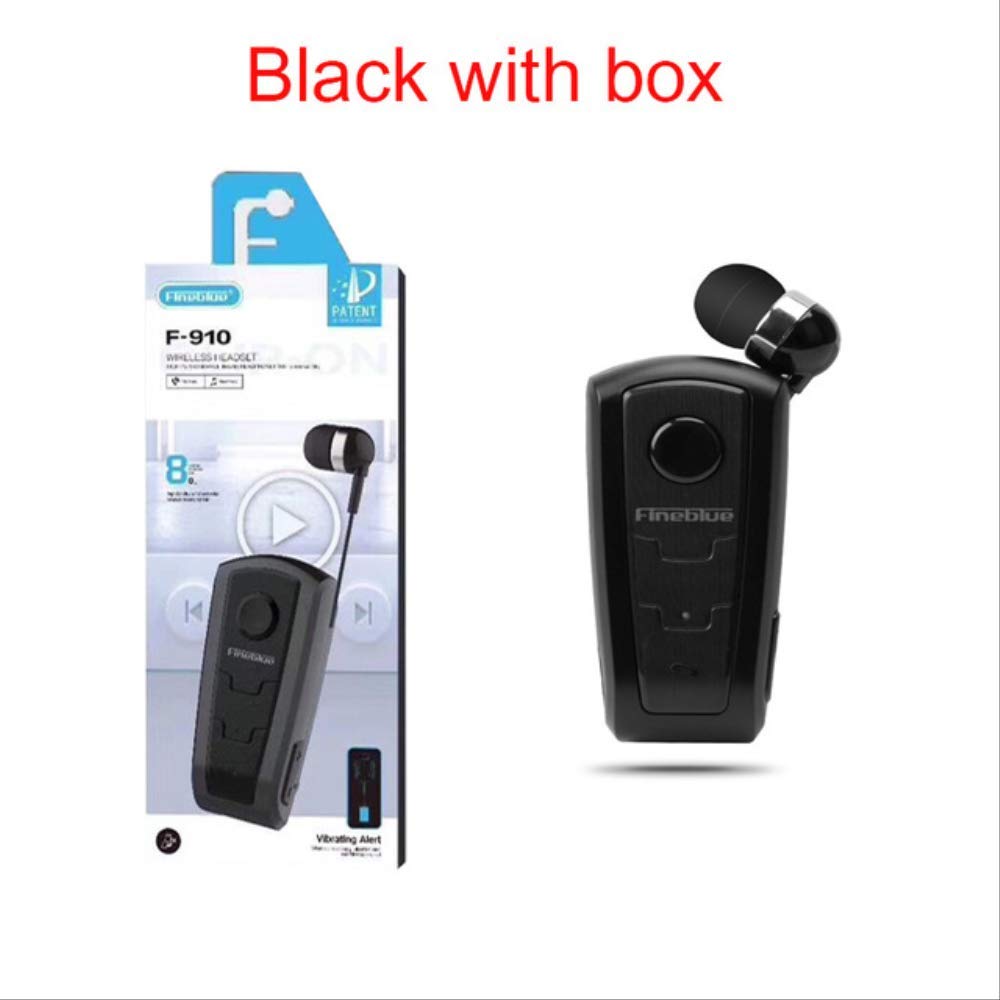 Auricular Bluetooth inalámbrico con vibración inteligente para solucionar llamadas perdidas negro 4