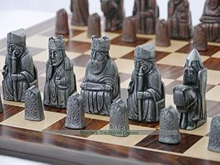 Berkeley Chess Isle of Lewis Chess Set - Metal
