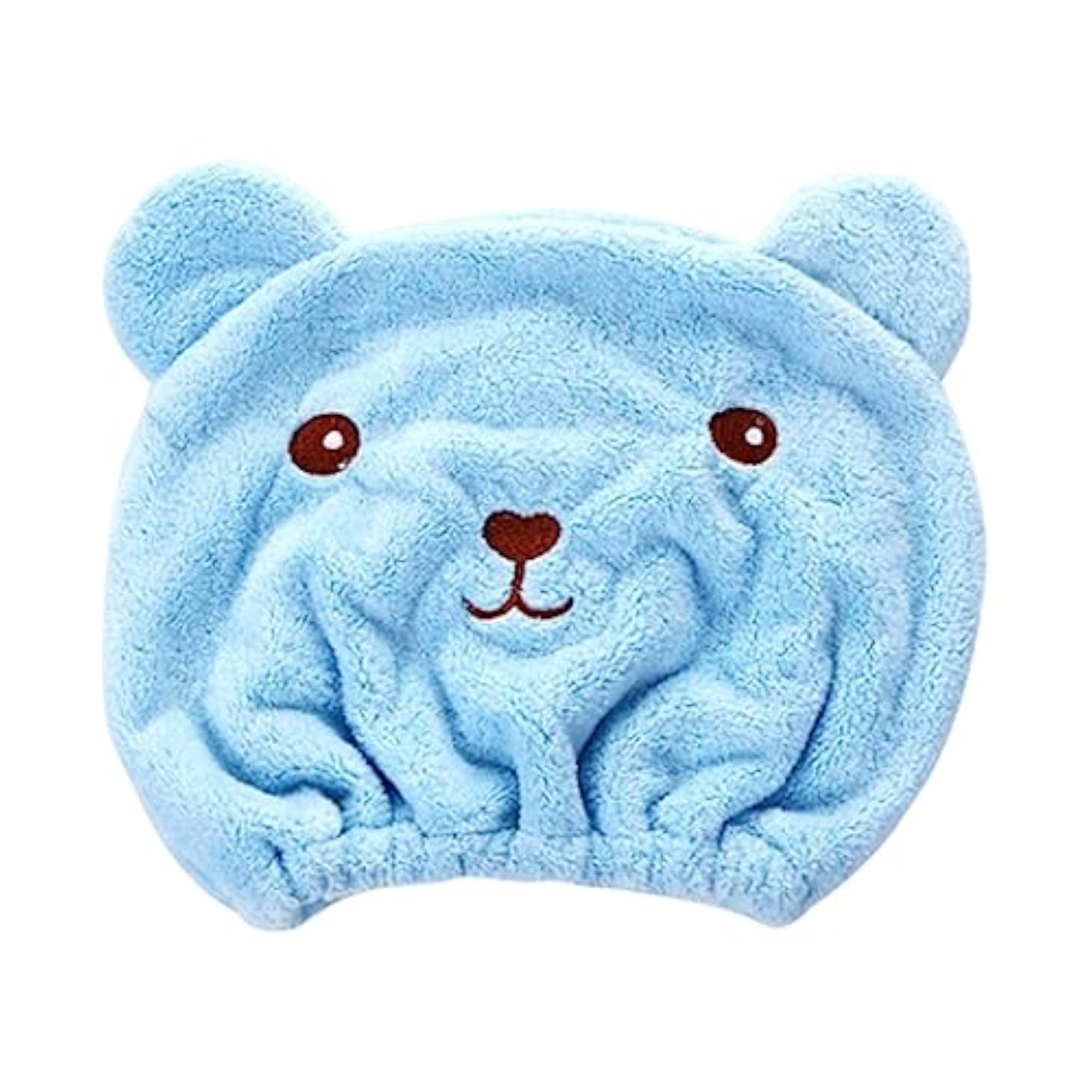 Cartoon Long Hair Dry Hair Cap for Bathroom Use