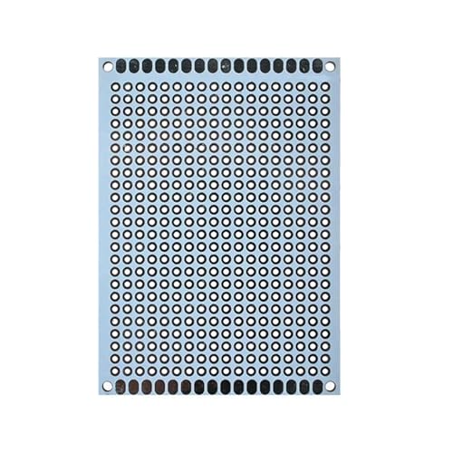 Kit electrónico de bricolaje con placas de circuito impreso de doble cara blancas PCB 5x7 cm 5