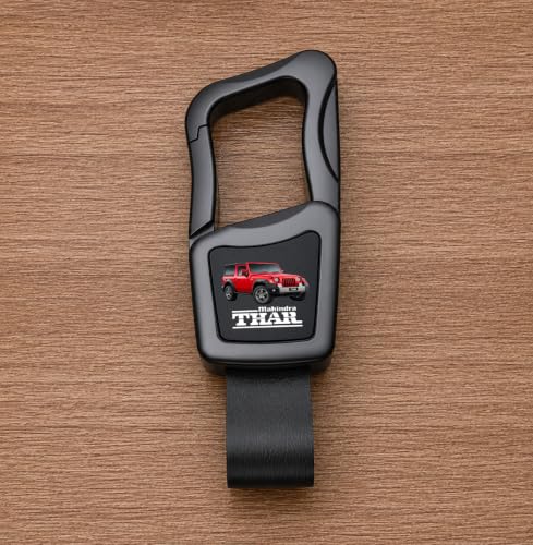 Image of Greenworld Scratch proof Fob Key Heavy Duty Keychain Compatible With New Mahin-dra Scorpio /bolero /xuv700 /xuv300 /3xo with new mahin-dra logo