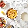 Country Kitchen Cookware Set with Removable Handle, Oven & RV Safe Pots and Pans Set, Cream, Deluxe Larger Set #5
