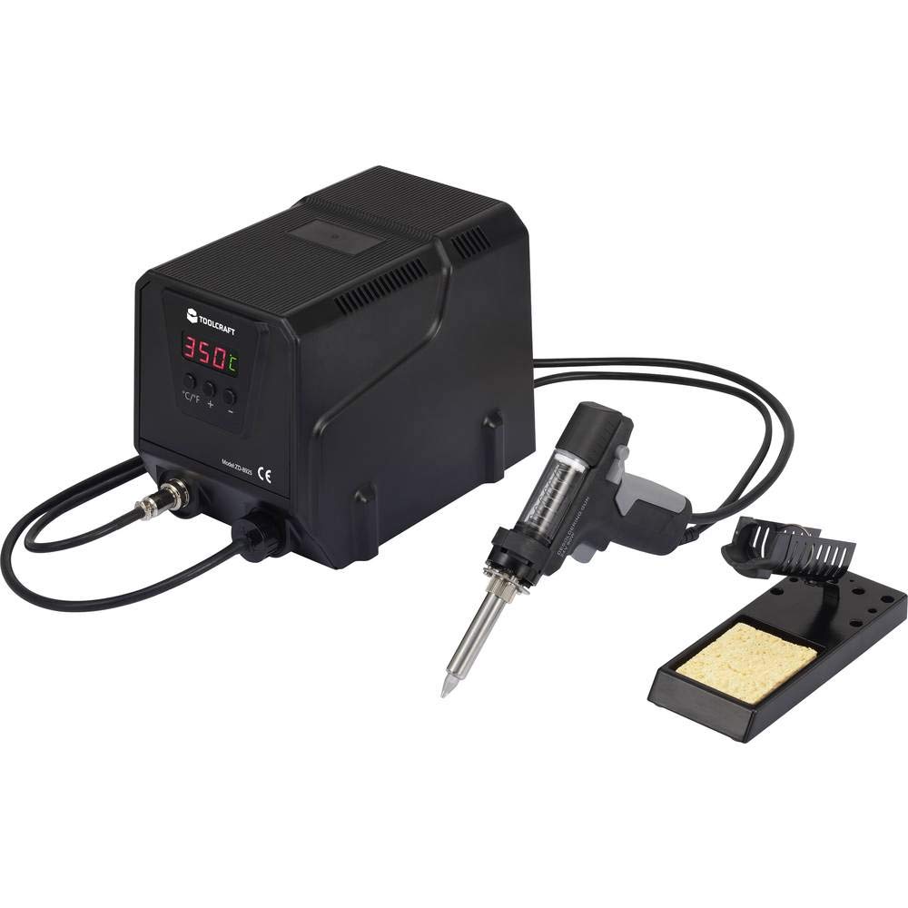 TOOLCRAFT ZD-8925 - Stazione dissaldante digitale, 90 W, 160-480 °C, con pompa di aspirazione dissaldante