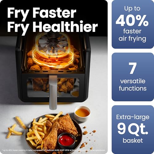Save 33% on Chefman 9 Qt TurboFry 7-in-1 Air Fryer - Image 2