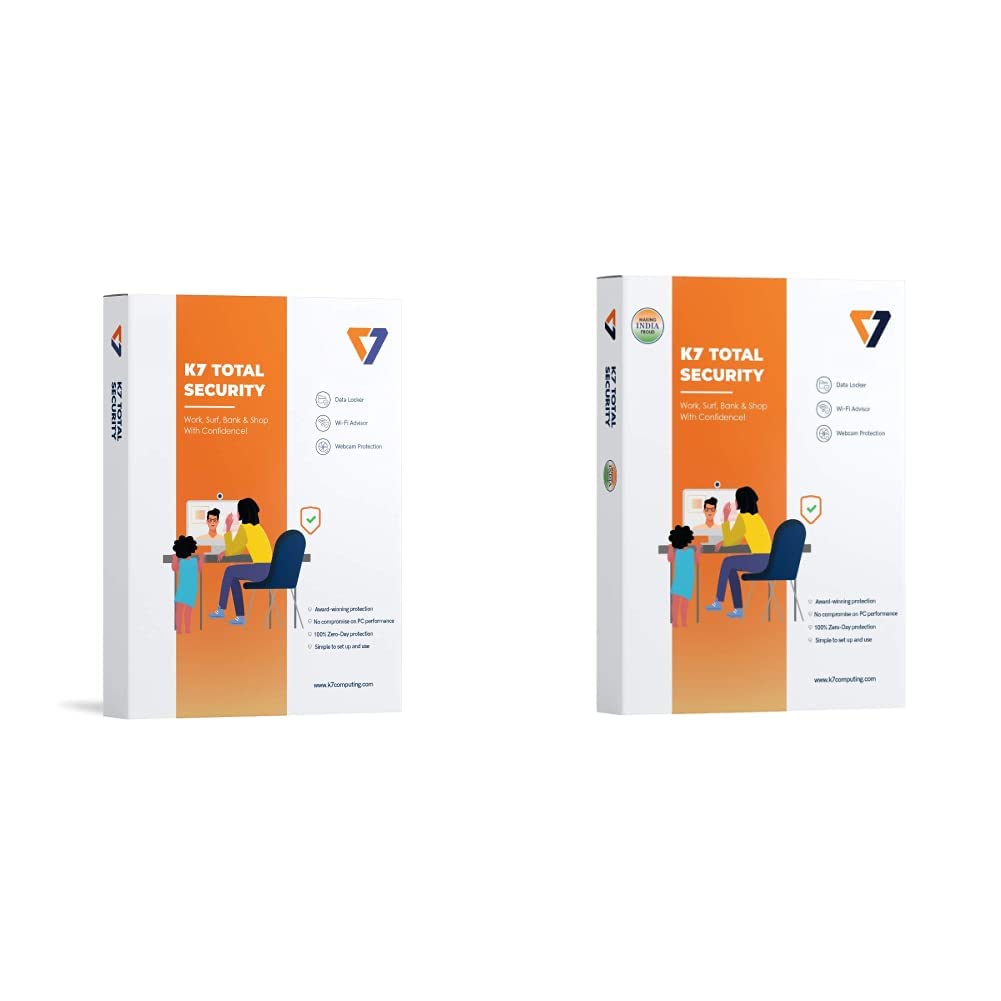 K7 Total Security - 1 PC (CD or Voucher) & K7 Total Security 2022-1PC (Activation Card) (B0BMV44DFJ) Amazon Price History, Amazon Price Tracker