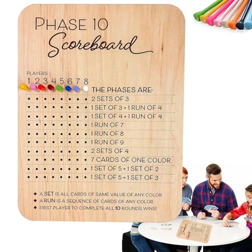 Phase 10 Score Board
