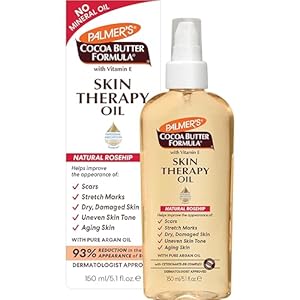 Palmer’s Cocoa Butter Formula Skin Therapy Moisturizing Body Oil with Vitamin E, Rosehip Fragrance, 5.1 Ounces