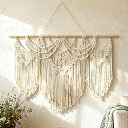 Tempospark Large Boho Macrame Tapestry