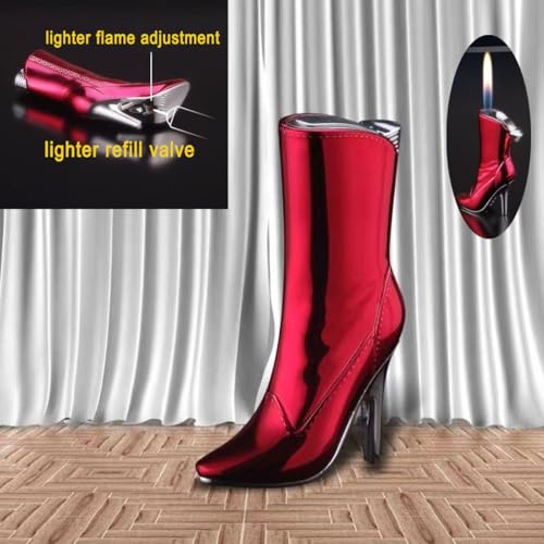 Encendedor mini diseño zapato tacón rojo miniatura 3