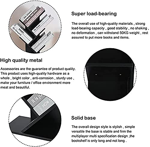 Lydia88 Tree Bookshelf,4-Layer Bookshelf,Freestanding Bookshelf/Can Hold Books/Magazines/Cds And Photo Albums - 12.2 X 6.6 X 23.6 Inches,Display Storage Rack For Home,Office Decoration Shelf #TOP3