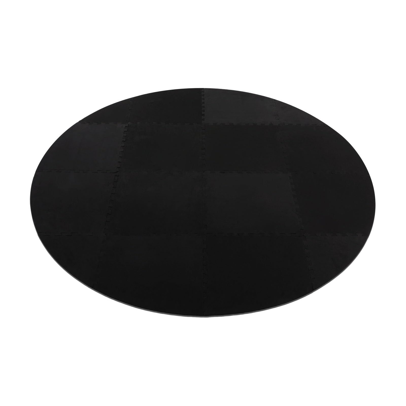 Alfombrilla antideslizante para bañera de hidromasaje EVA, 196 x 196 cm (77,17 pulgadas), para piscina, bañera y ducha, impermeable, aislante térmico, fácil de limpiar, color negro
