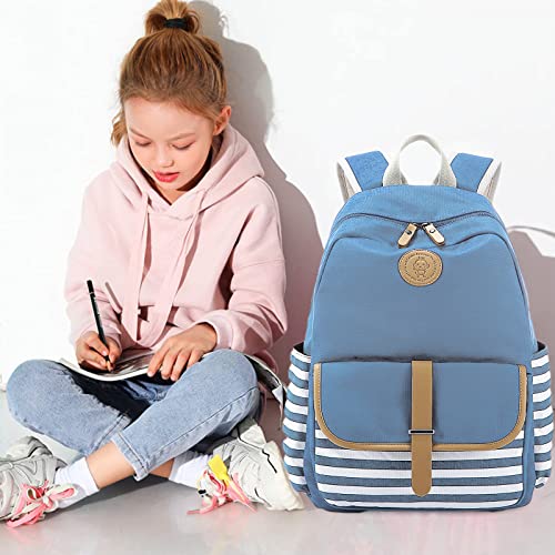 Joyfulife Girls Stripe Backpack Set with Lunch Box, Drawstring Sack & Pencil Bag - 4 in 1 School Bookbags for Girls - image 5