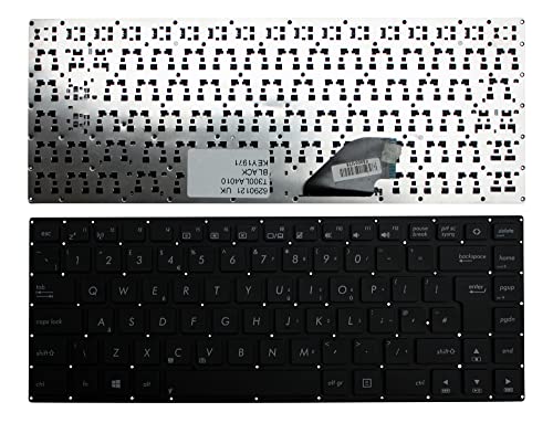Teclado de repuesto para ordenador portátil ASUS Transformer Book T300LA negro Reino Unido