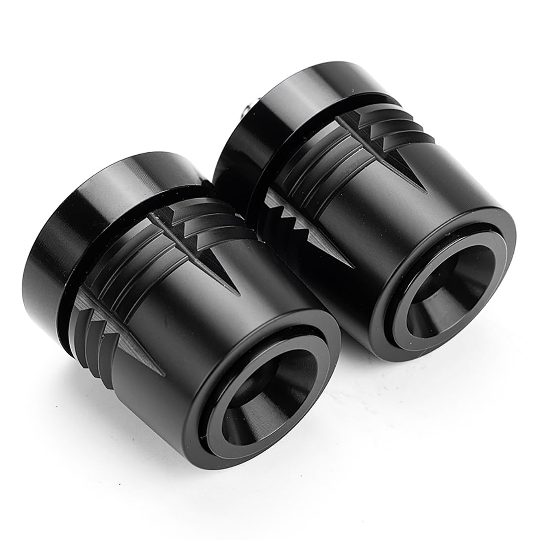 MOWOK Embout de Guidon Moto Accessoires pour Kawasaki Z900 Z800 Z1000 Z1000SX Z400 ZX6R ZX10R Z750 Ninja 250 300 1000 SX Versys650 2017-2025 Capuchons de Guidon (Noir)