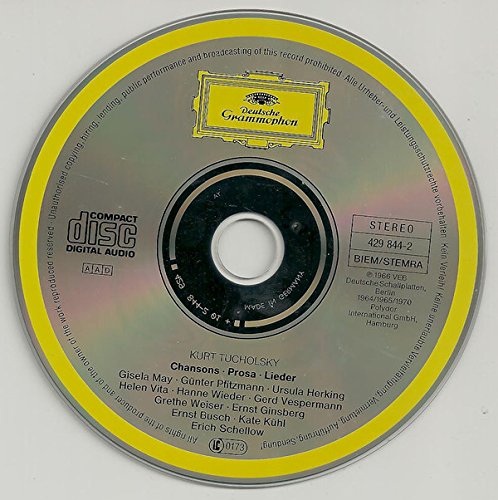 Literatur - Chansons, Lieder, Prosa, Briefe (Kurt Tucholsky)