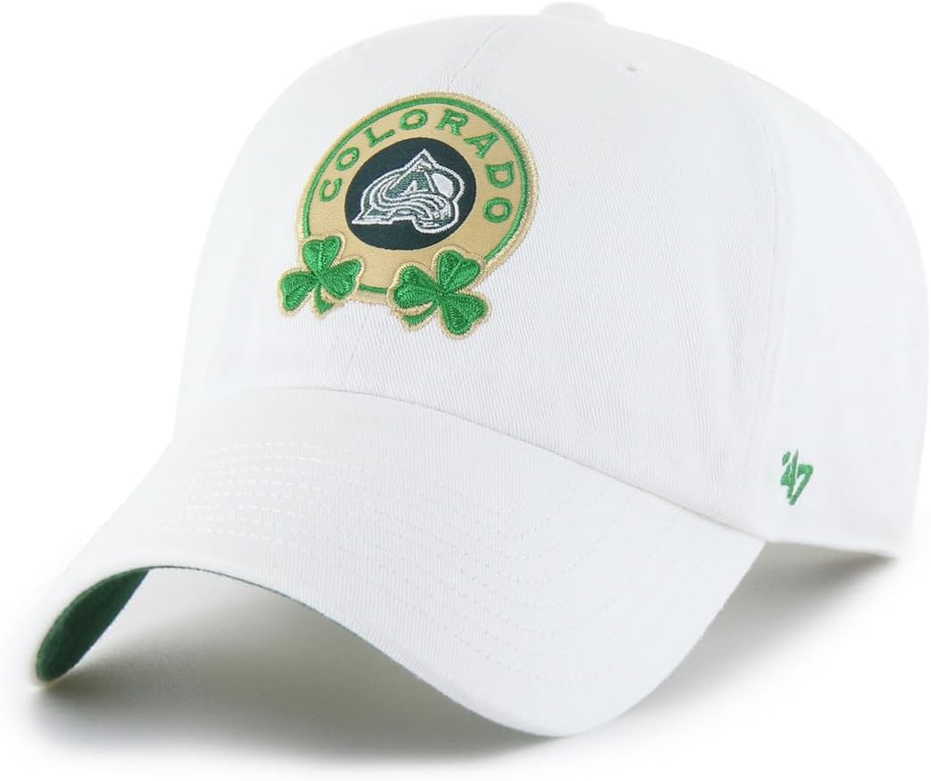 47 St. Paddy's Double Shamrock Clean Up Low Profile Adjustable Cap - NHL Relaxed Fit Baseball Dad Hat
