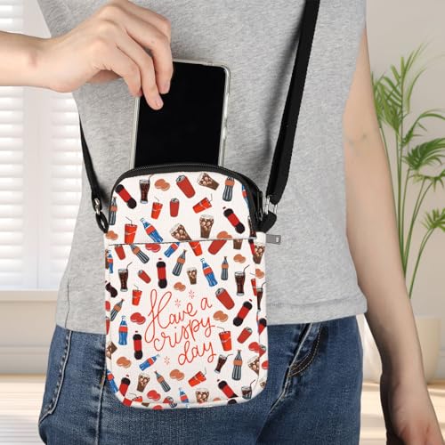 JNIAP Diet Drinks Crossbody Bag Soda Lover Gift Fizzy Drink Gift Soft Drink Shoulder Bag Soda Drink Lover Gift4