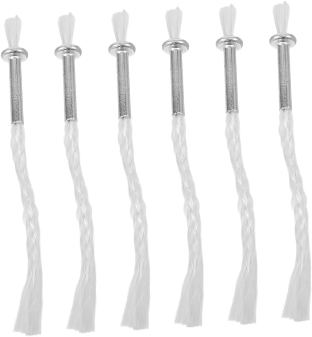 Sturdy Cotton Oil Lamp Wicks 6pcs Replacement Wicks for Oil Lamps Iron Head Holder