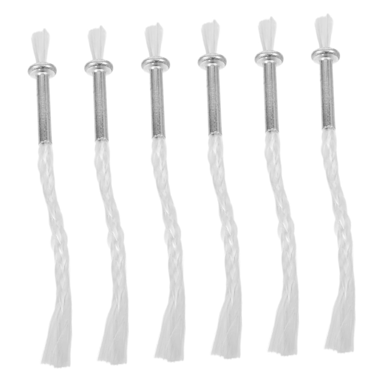 VINTORKY Sturdy Cotton Oil Lamp Wicks 6pcs Replacement Wicks for Oil Lamps Iron Head Holder
