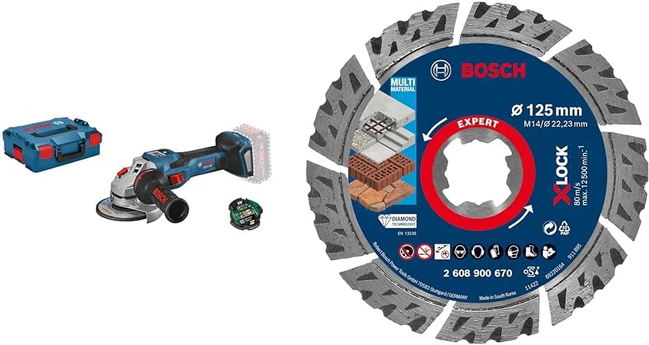 Bosch Professional 1x Disque à Tronçonner Diamanté X-LOCK EXPERT MultiMaterial Turbo (pour Béton