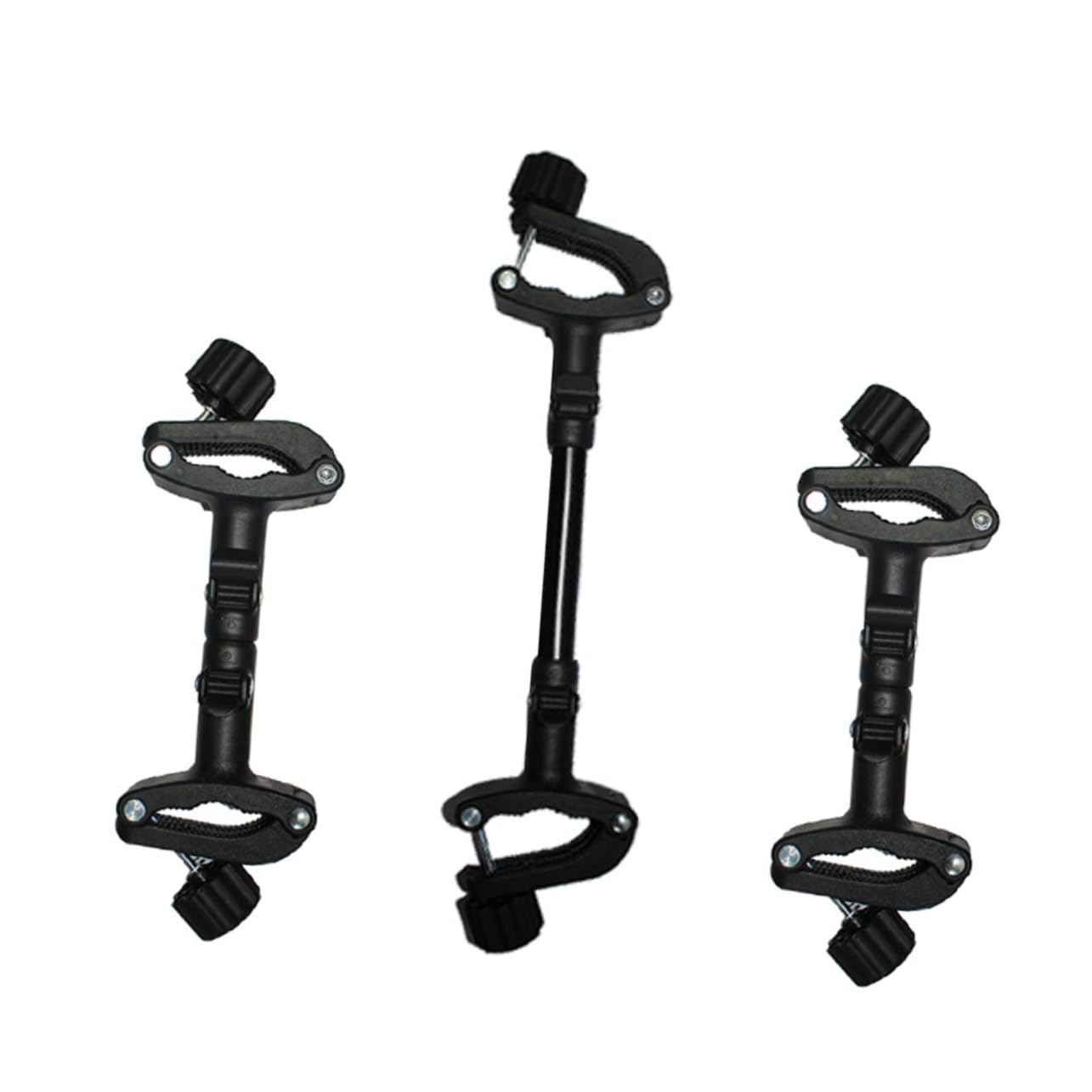 Yardwe Connecteur De Poussette Double pour Jumeaux Accessoire Pratique pour Poussettes 3 Pièces Facile à Installer Compatible Voyages en Famille