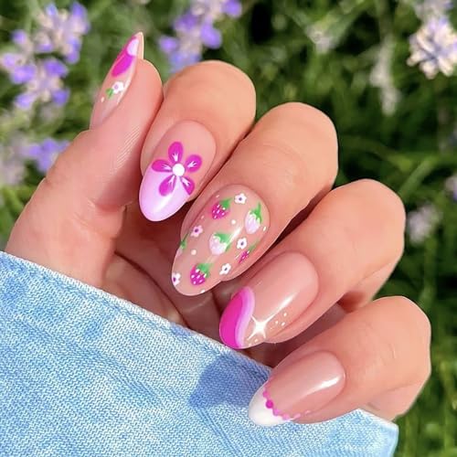 20 Juicy Strawberry Nails for a Sweet Summer Mani 6 N/A