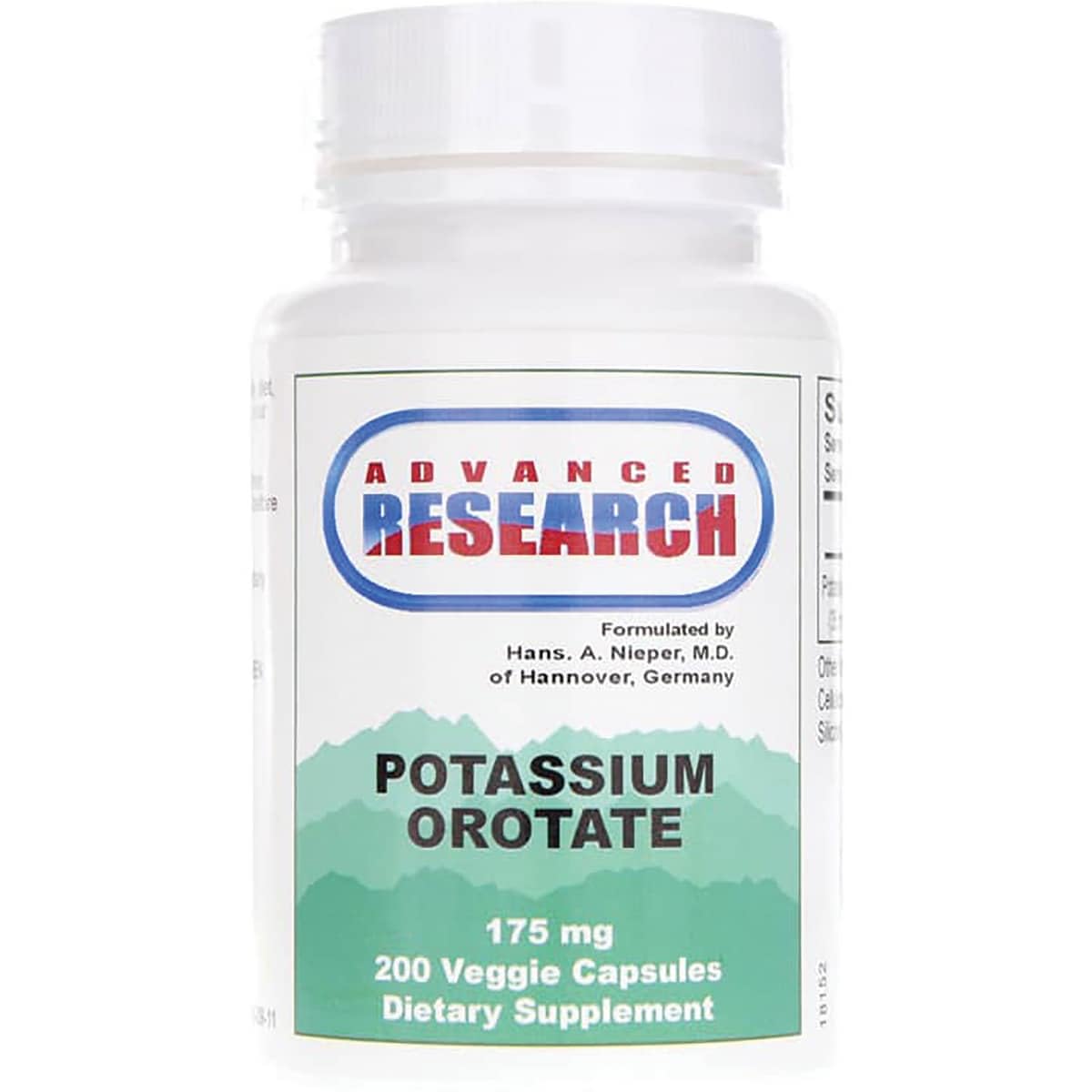 Advanced Research - Potassium Orotate 175 Mg. 200 Vegetable Capsule(S) 55472
