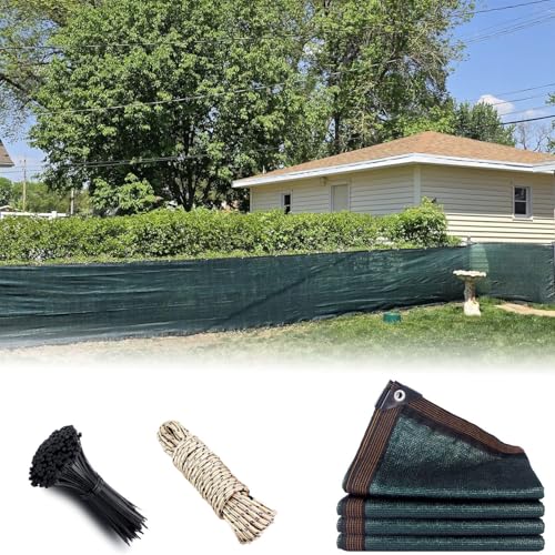Voile d'ombrage rectangulaire 4x6m verte avec oeillets - 2