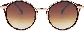 Óculos de Sol Redondo Gatinho Premium Blogueira Elegante UV400 Feminino - Modelo Florença - Cacife Brand