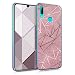 Produktbild kwmobile Hülle kompatibel mit Huawei P Smart (2019) - Handyhülle - Handy Case Splitter Glitzer Silber Pink