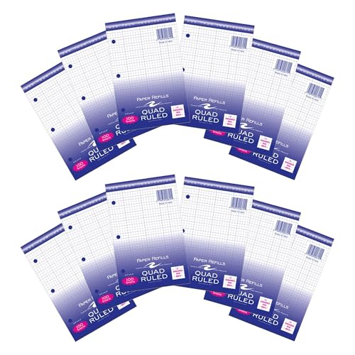 Papel de relleno gráfico para evitar el desorden, hojas sueltas de 3 agujeros para archivar