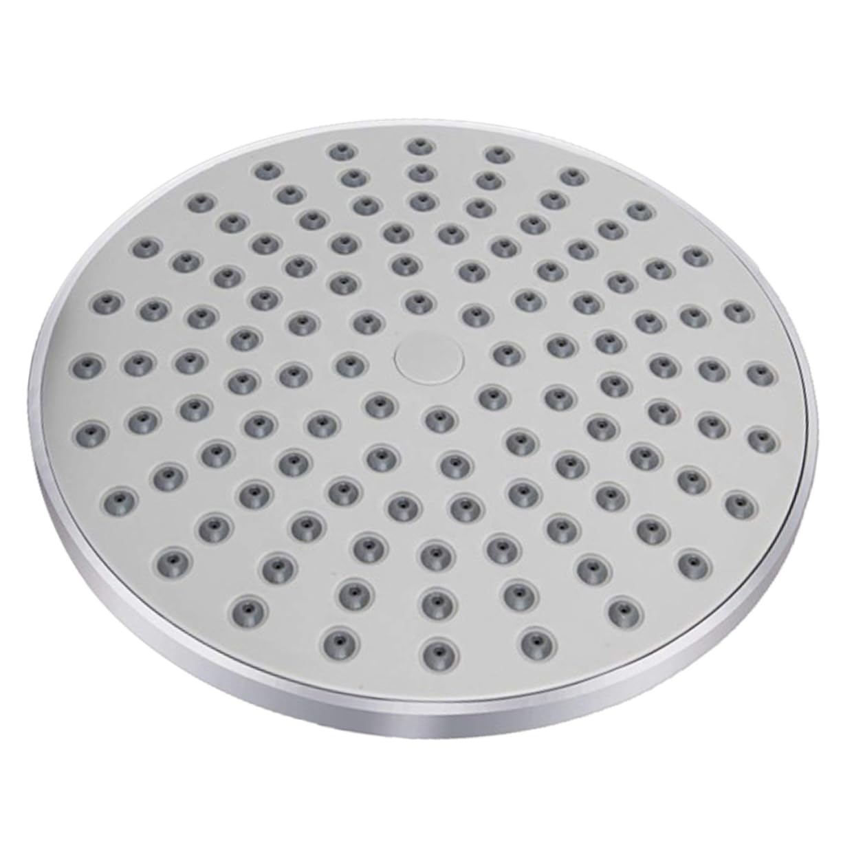 Operitacx Cabezal de Ducha de Lluvia Redondo Plata Modos de Riego Diferentes y Material Plástico para Baño en Casa U Hotel
